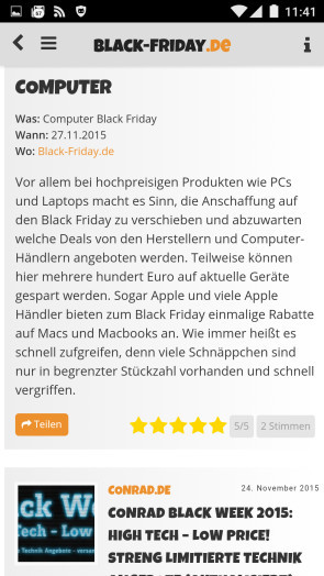 Android-App von Black-Friday.de