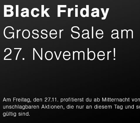 Black Friday Sonderangebote bei Digitec und Galaxus 