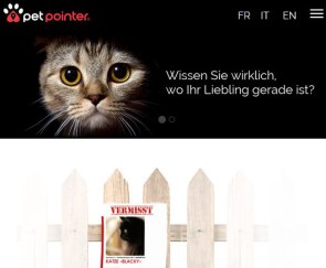 Petpointer hilft bei der Ortung vermisster Vierbeiner 