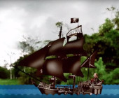 Piratenschiff auf dem Amazonas