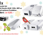 Am 16. Dezember Devolo-Set für 620 Franken gewinnen