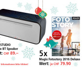 Am 21. Dezember Stereo BT Speaker und Magix Fotostudio gewinnen