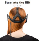 Frau mit Oculus Rift
