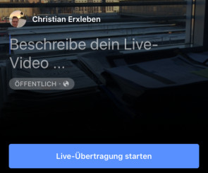 Facebook Live für Nutzer 