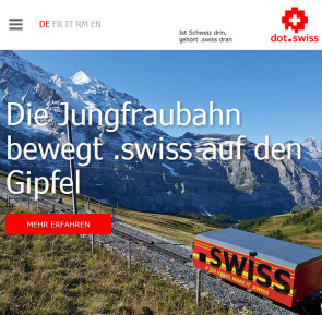 Allgemeine Öffnung der .swiss-Internetadressen 