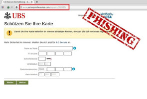 Kobik warnt vor UBS-Phishing-Mails 