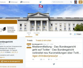 Schweizer Bundesgericht nutzt nun auch Twitter