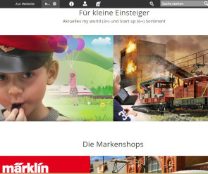 Neuer Märklin-Shop für junge Kunden  