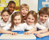 Schüler am PC