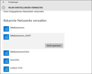 Windows 10 WLAN-Schlüssel ändern