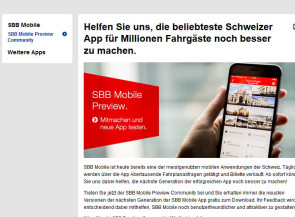 Neue SBB Mobile App für iPhone verfügbar 