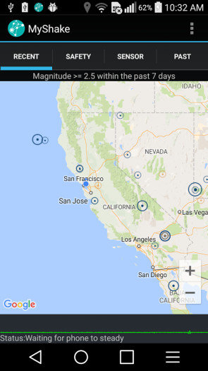 MyShake Android-App