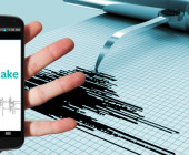 App schaltet Smartphones zum seismischen Sensor-Netzwerk zusammen.