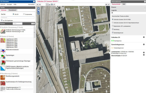 Hochaufgelöste Luftaufnahmen des ganzen Kantons Zürich frei verfügbar 