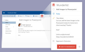 Wunderlist in Outlook