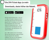 ZVV-Tickets per App bis zu 30 Prozent günstiger