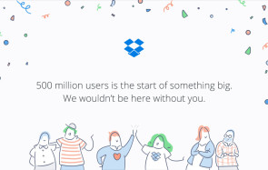 Dropbox feiert 500 Millionen Nutzer 