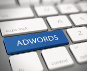 Adwords auf einer Computertaste