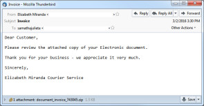 Mail mit Locky im Attachment