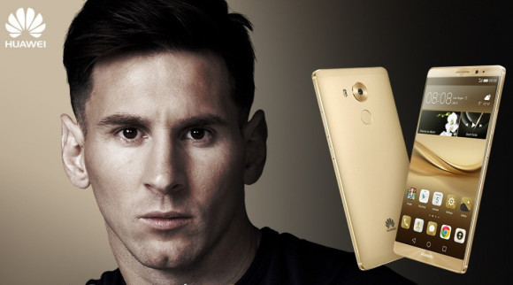 Lionel Messi wirbt für Huawei 