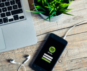 Spotify auf dem Smartphone