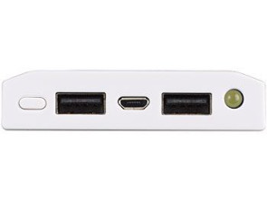 Powerbank mit 10.000 mAh und LCD-Display 