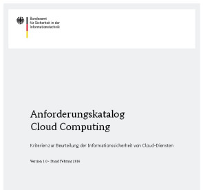 BSI-CLoud-Anforderungskatalog