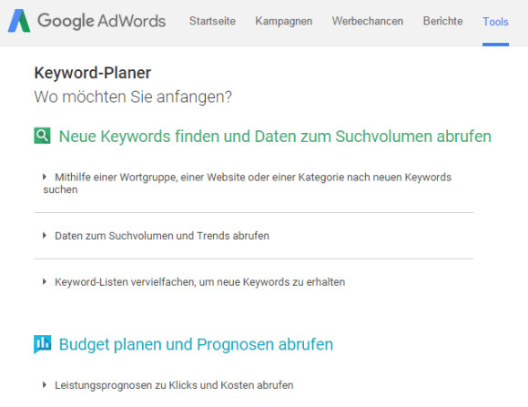 Keyword-Planer