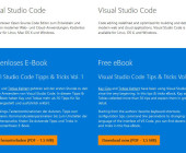 Gratis E-Book Visual Studio Code - Tipps und Tricks 