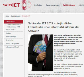 Grosse Schweizer ICT-Lohnumfrage 2016 gestartet 