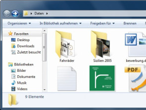 Ordneransicht in Windows 7 vereinheitlichen 