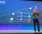 Mark Zuckerberg auf der Facebook F8