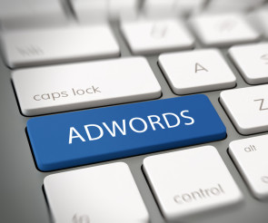 Tastatur mit Adwords 