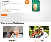 Neue Abos von M-Budget Mobile - Mobile Maxi One und Mobile Mini One