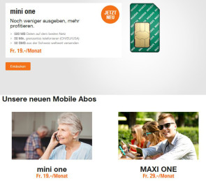 Neue Abos von M-Budget Mobile - Mobile Maxi One und Mobile Mini One 