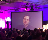 Edward Snowden auf der re:publica