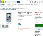 iPhone 5s bei Lidl für 349 Euro im Angebot