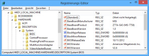 Mainboard- und BIOS-Details