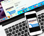 Amazon Notebook und Smartphone