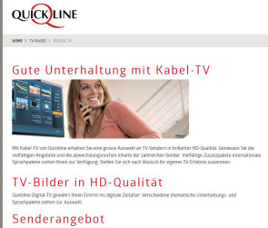 Fussball EM-Spiele in UHD bei Quickline 