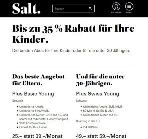 Salt stellt neue PLUS-Abos vor 