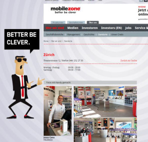 Erster Swisscom Shop-in-Shop bei mobilezone 
