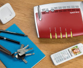 Fritzbox mit Telefon