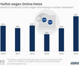 Infografik Hass Postings