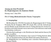Gemeinsam Grundlagen für flächendeckendes E-Voting schaffen