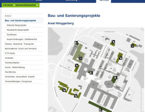 Für Neubauten und Sanierungen 2017 im ETH-Bereich  