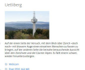 Tag der offenen Tür auf dem Uetliberg in Zürich