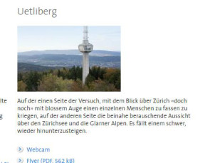 Tag der offenen Tür auf dem Uetliberg in Zürich 