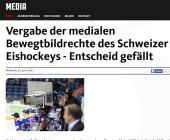 Kabelnetze booten Swisscom bei Eishockeyübertragungen aus
