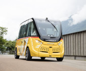 Öffentliche Tests der autonomen Postauto Shuttles laufen